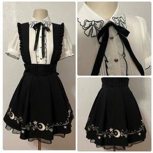 Reserved for isabellarosalyn: Secret Honey Bow Blouse & Amavel Star JSK Bundle